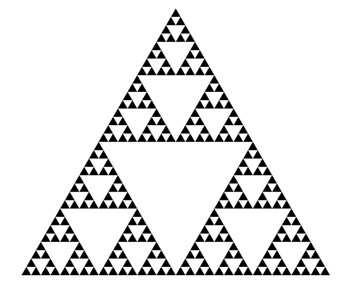 سبک پرش کیهانی | معماری بعد از مدرن | مثلث سرپینسکی