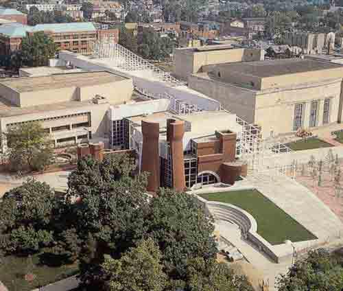 معماری بعد از مدرن | سبک دیکانستراکشن | مرکز هنرهای بصری وکسنر