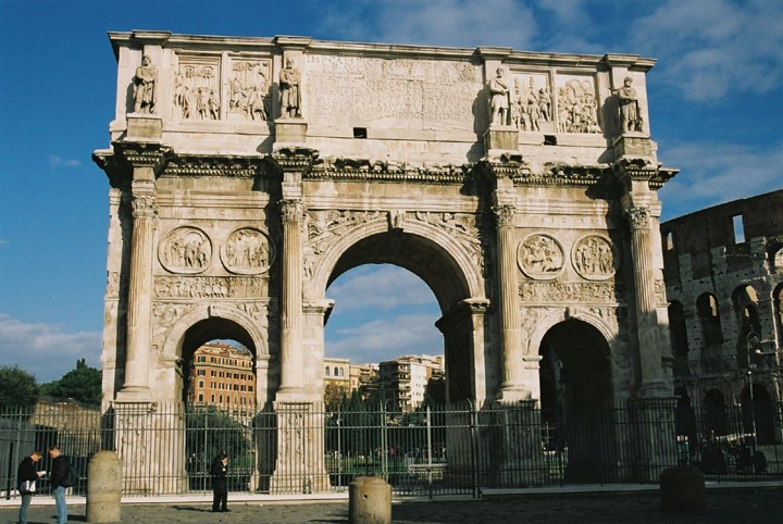 معابد رومی | کولوسئوم | تاق نصرت