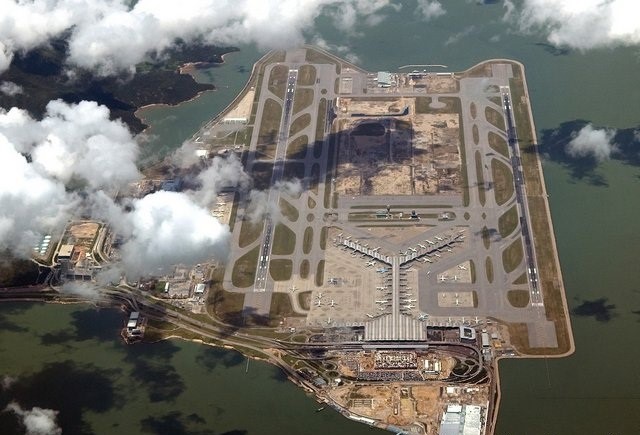 سبک های-تک | معماری بعد از مدرن | فرودگاه هنگ کنگ