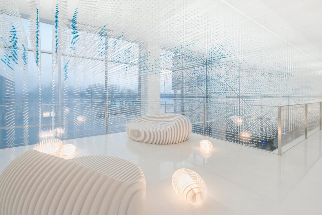 طراحی داخلی چشمه آب گرم